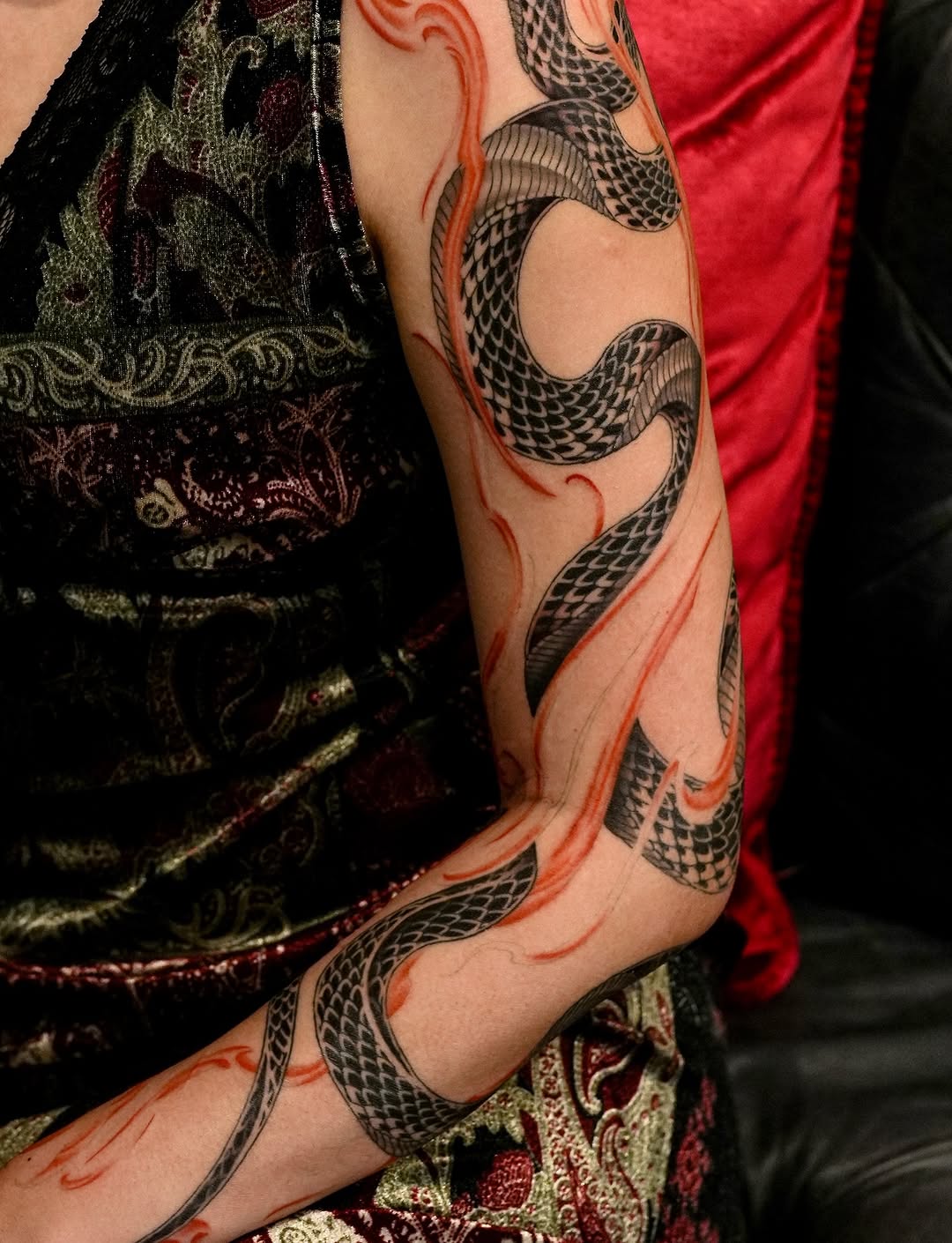 Flower, Rose, Dragon