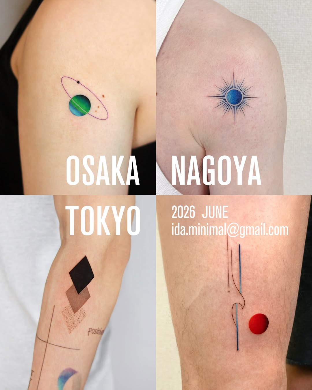IDA   |   Minimal abstract tattoo