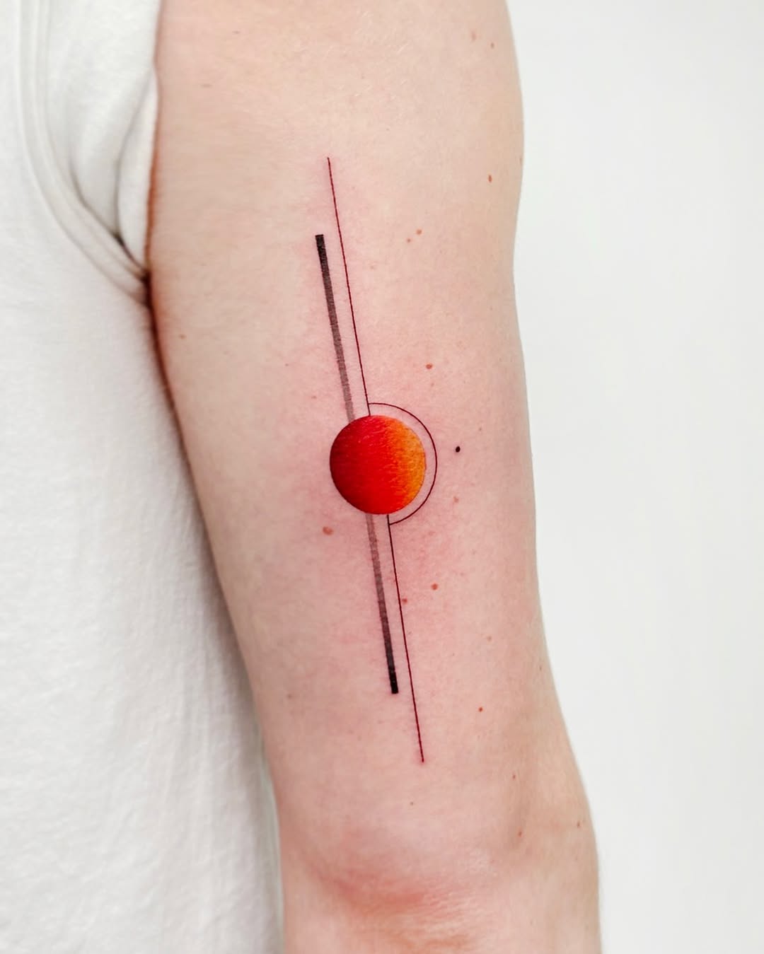 IDA   |   Minimal abstract tattoo
