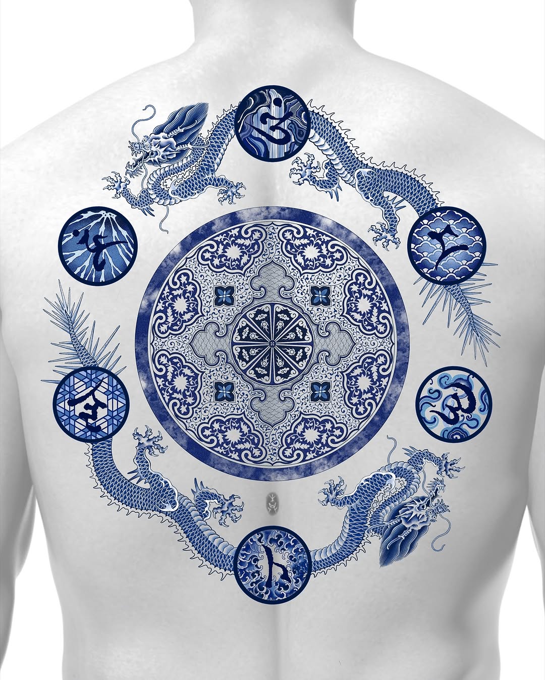 青花瓷刺青 ✺ 楊棋Chi ✺
