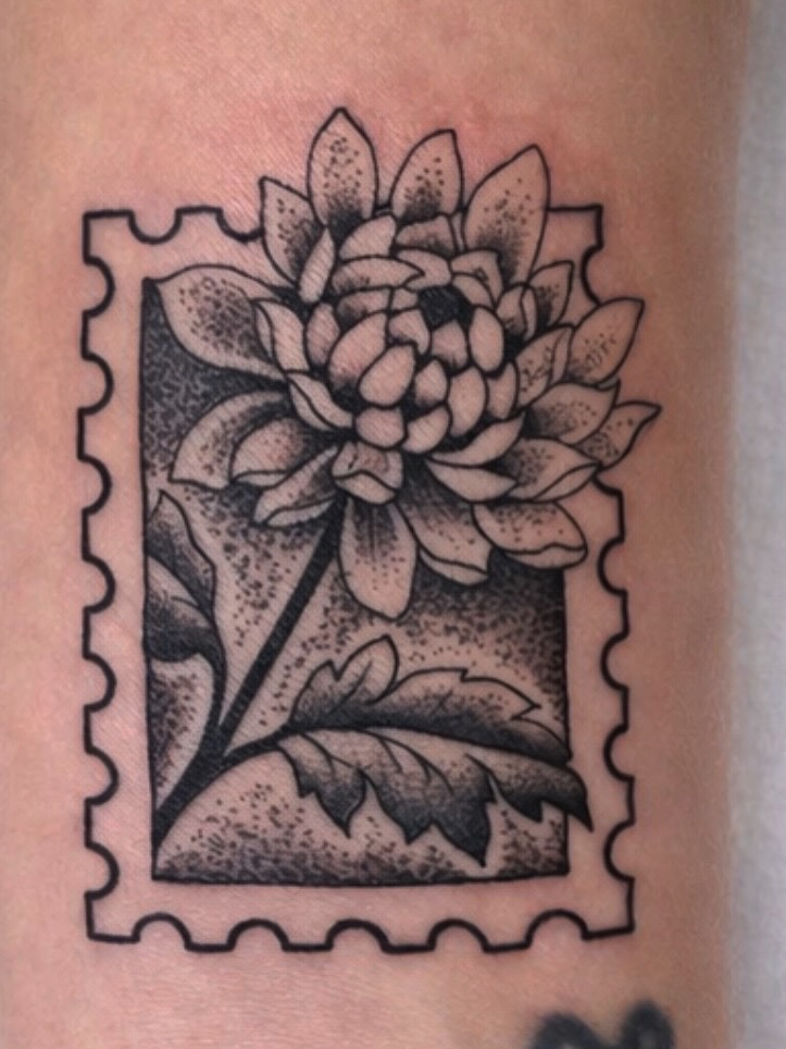 Flower, Rose, Lettering