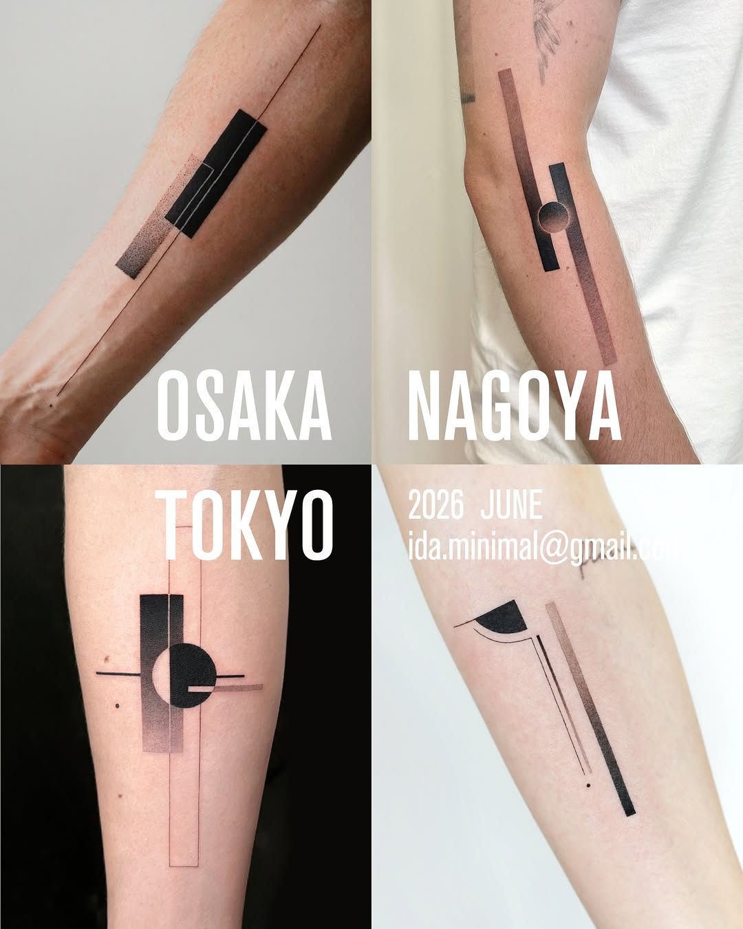 IDA   |   Minimal abstract tattoo