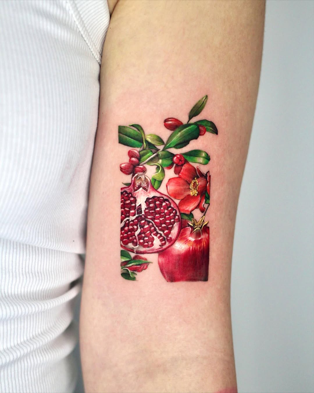Flower, 사과, 석류, 과일, 딸기, 포도