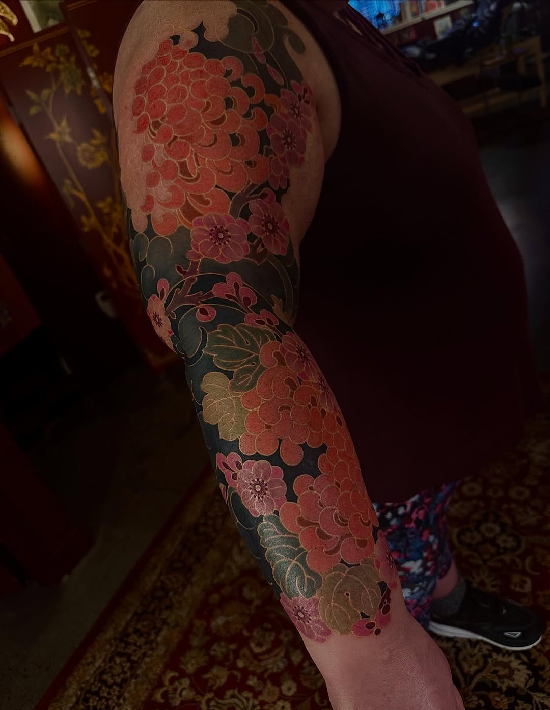 붓, Flower, Rose, 추상, 치유, 패치워크