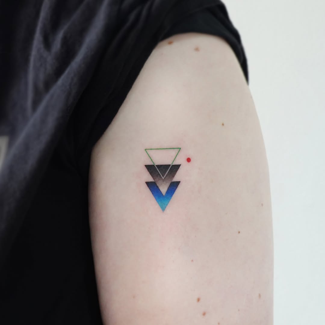 IDA   |   Minimal abstract tattoo