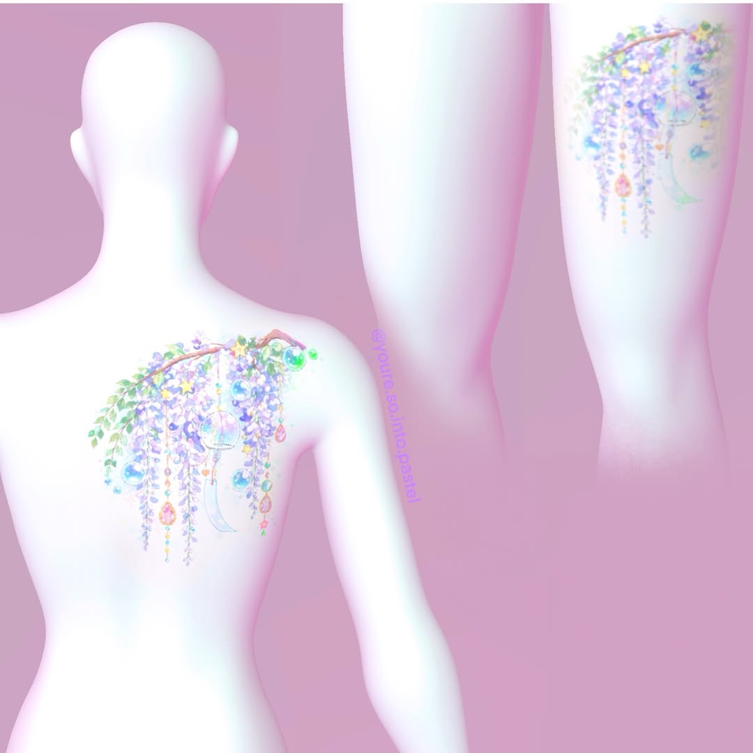 ˚✧₊ Jelly♡Pastel tattoo⁎⁺˳✧༚
