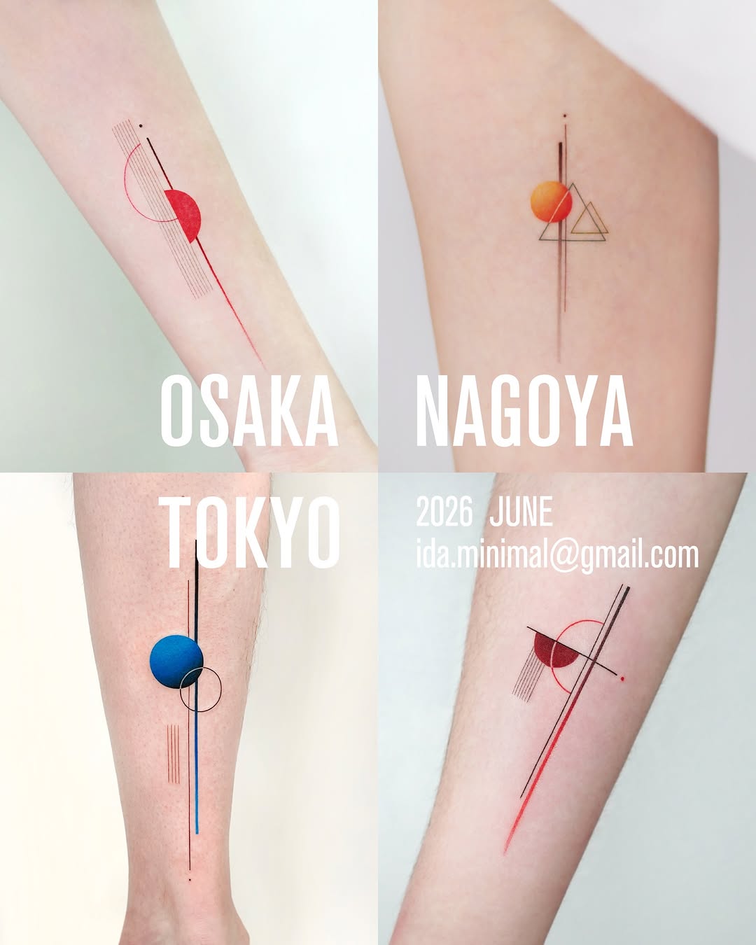 IDA   |   Minimal abstract tattoo
