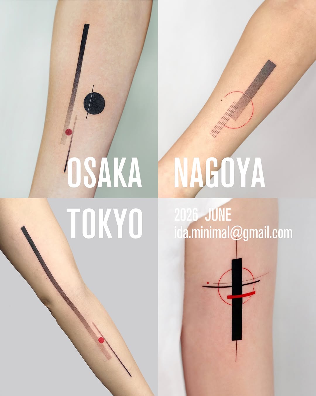 IDA   |   Minimal abstract tattoo