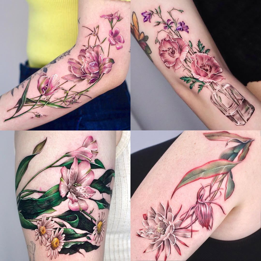Flower, 백합, 난초