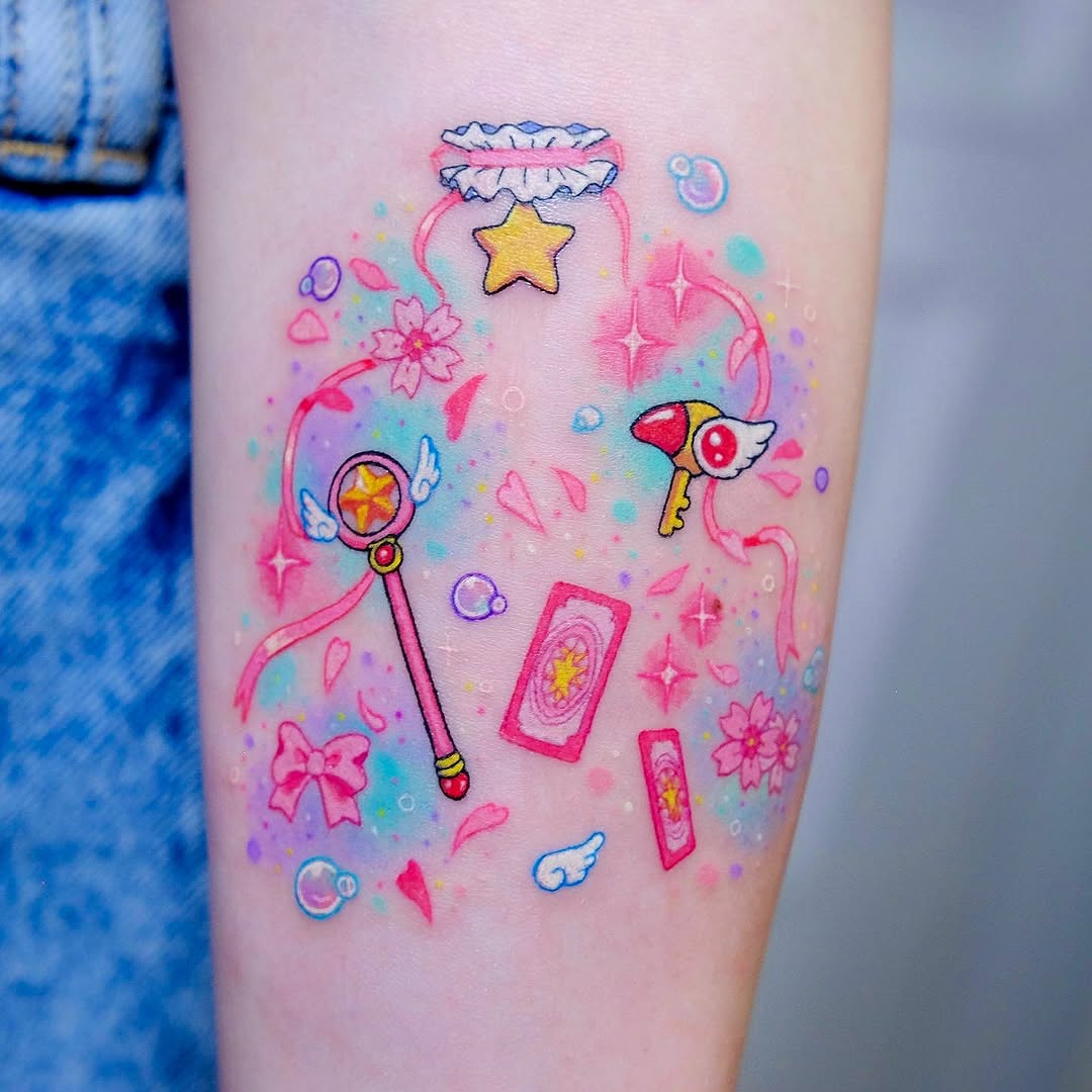 ˚✧₊ Jelly♡Pastel tattoo⁎⁺˳✧༚