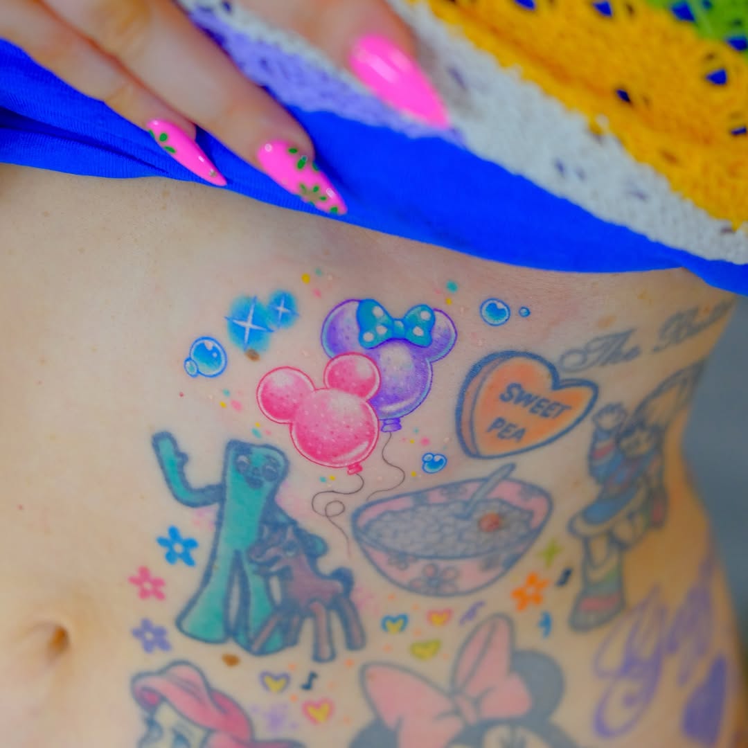 ˚✧₊ Jelly♡Pastel tattoo⁎⁺˳✧༚