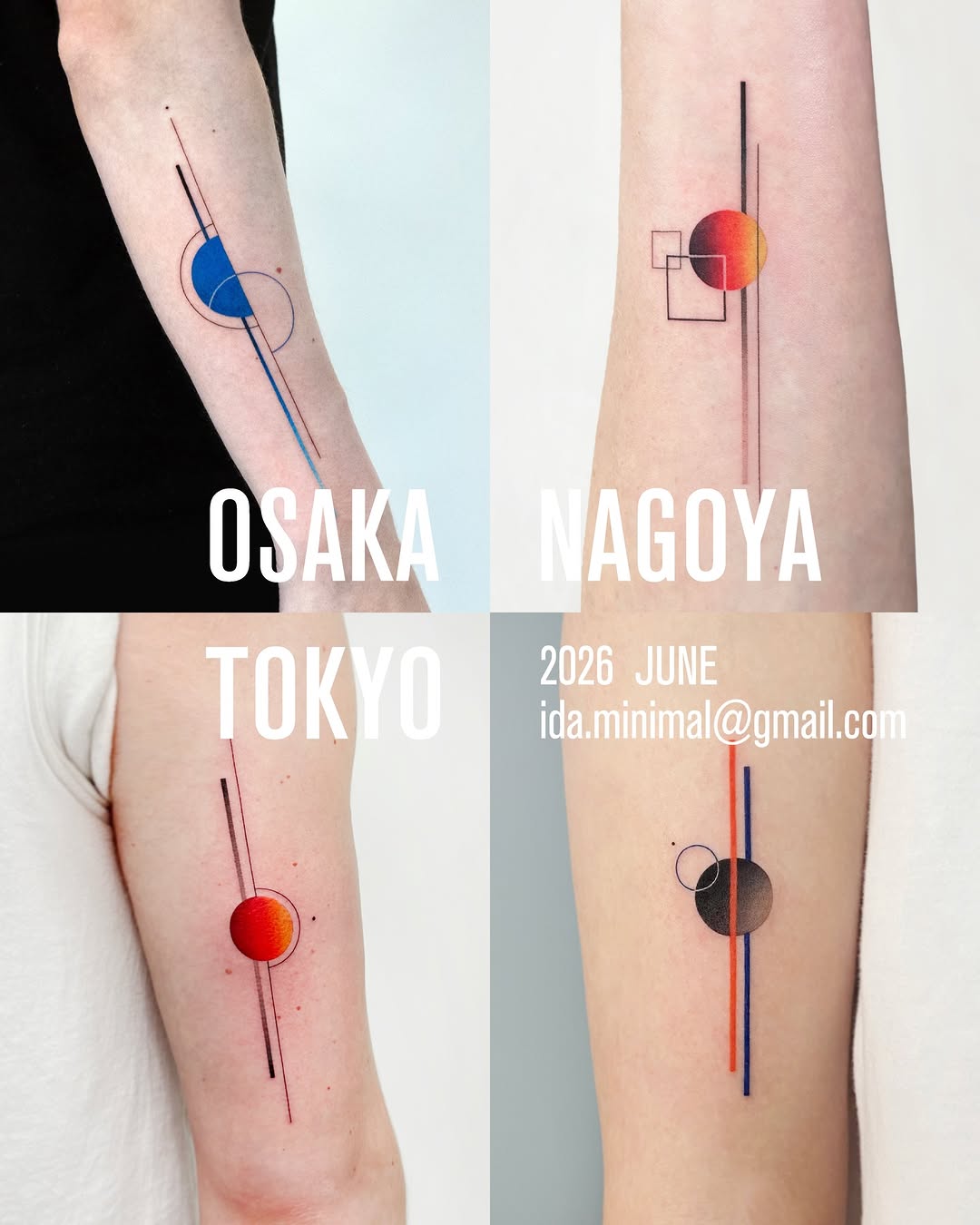 IDA   |   Minimal abstract tattoo