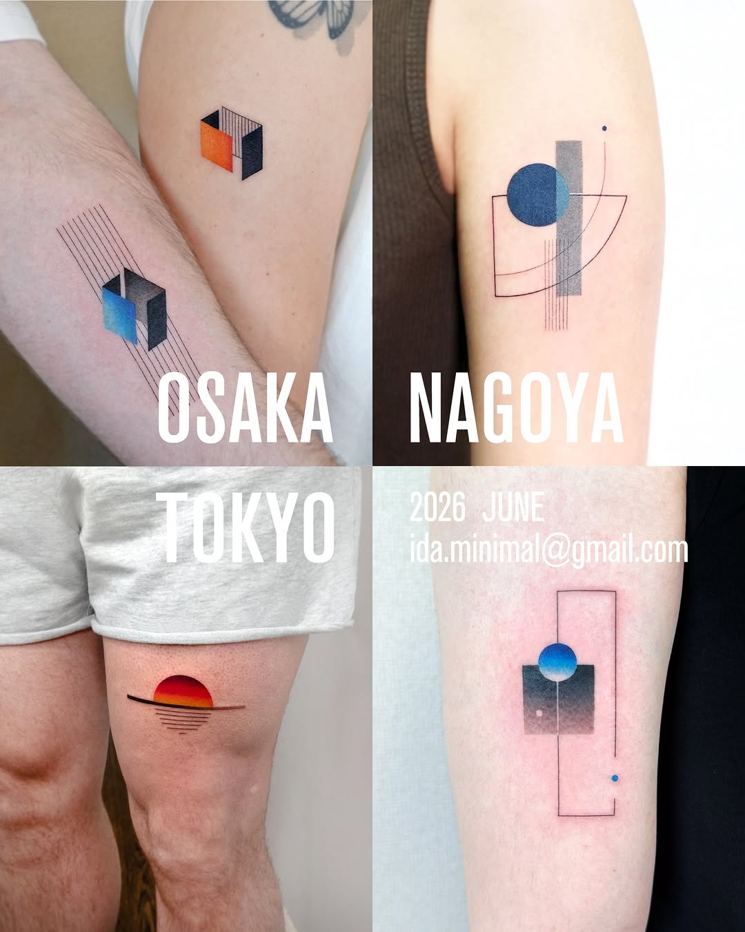 IDA   |   Minimal abstract tattoo