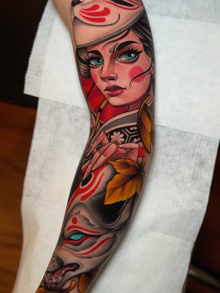 LAPV TATTOO • NEOTRADITIONAL • NEOJAPO •