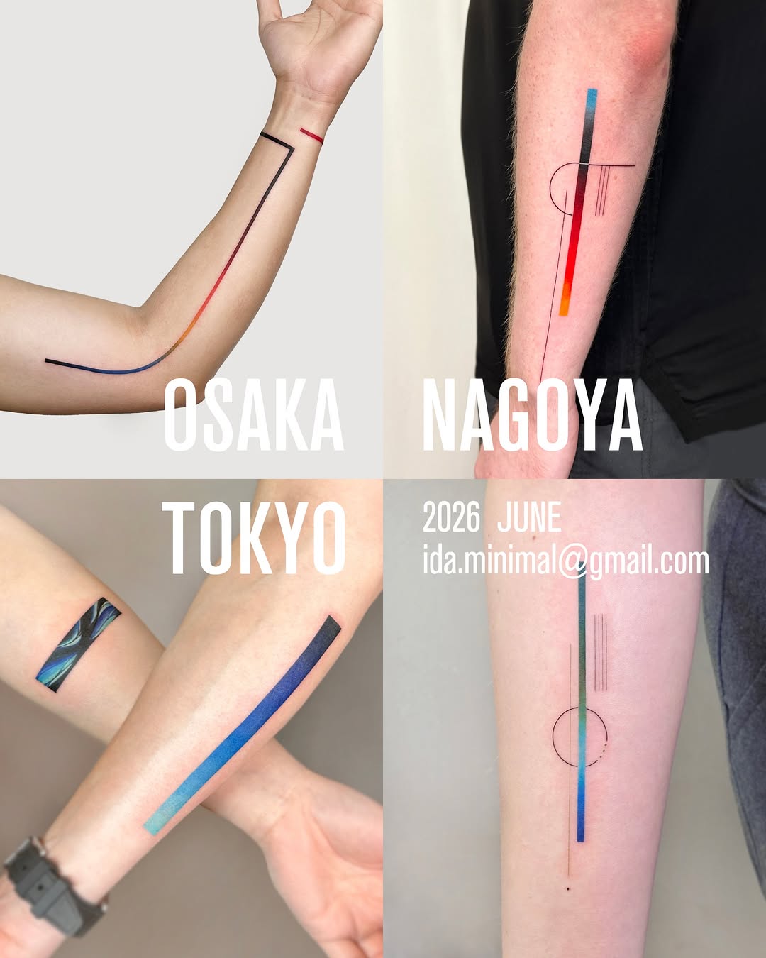 IDA   |   Minimal abstract tattoo